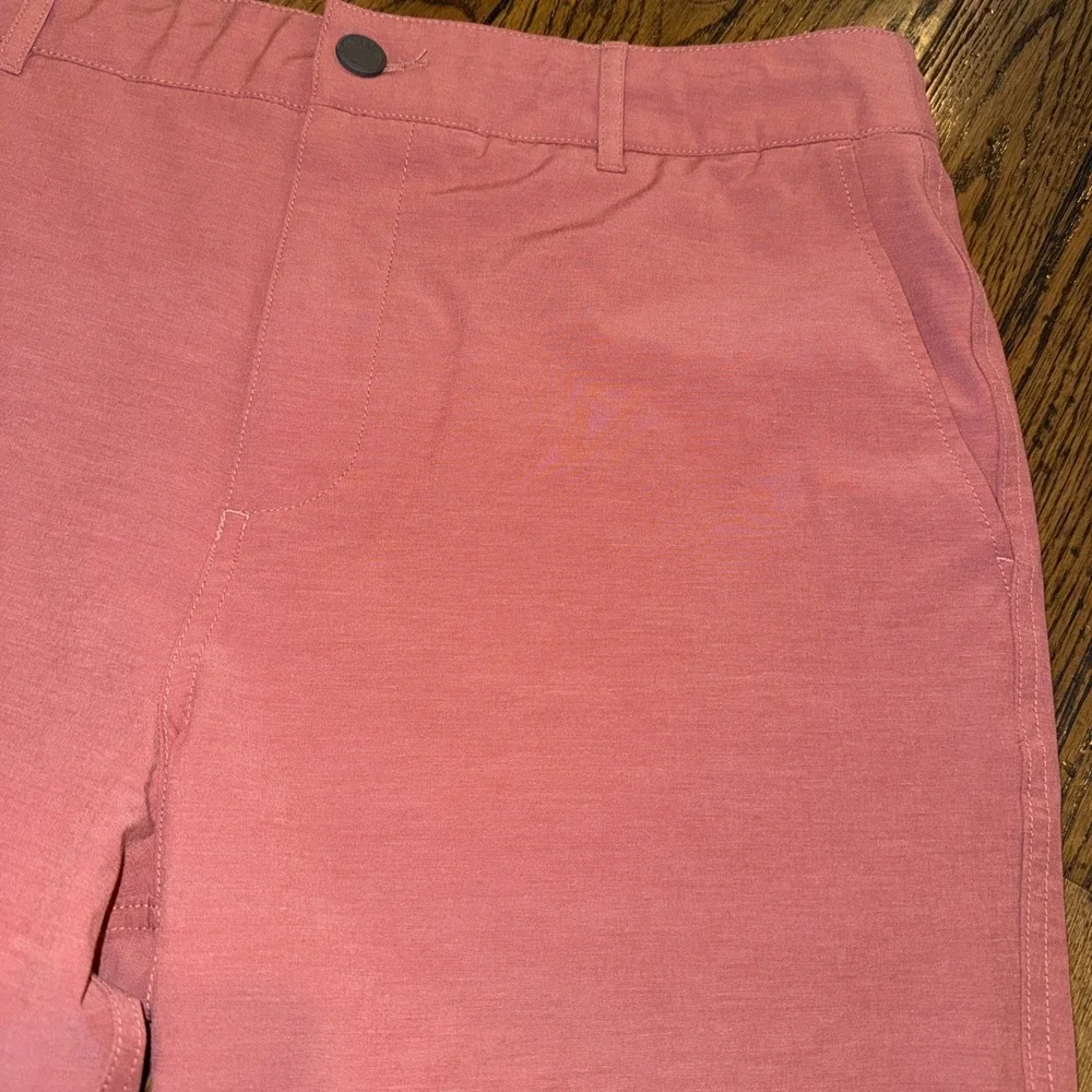 FAHERTY Pink Men's All Day Chino Shorts Stretch Cotton Blend Sz 32 Inseam 9